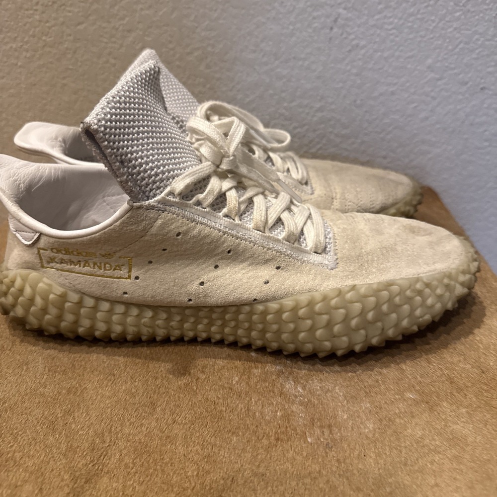 Adidas Mens‎ Kamanda 01 Athletic Shoes Beige DB2778 Lace Up Low Top Sneakers 10
